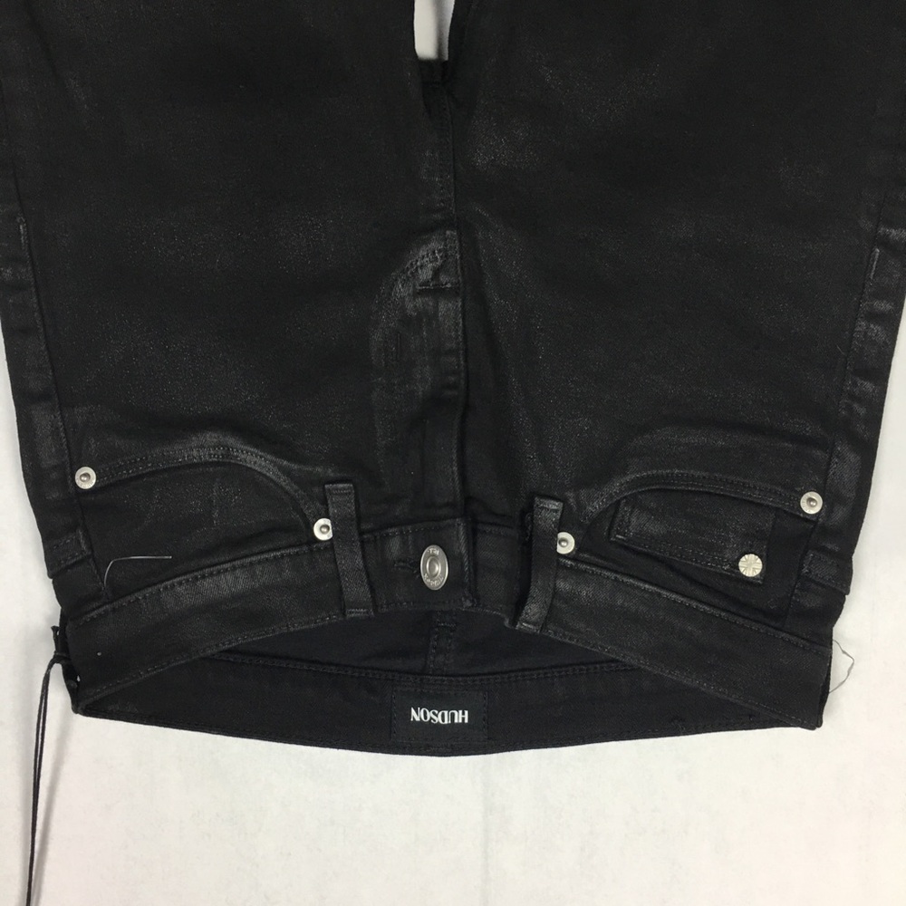 Hudson Nico Coated Denim Mid Rise Skinny Jean - Picture 4 of 8